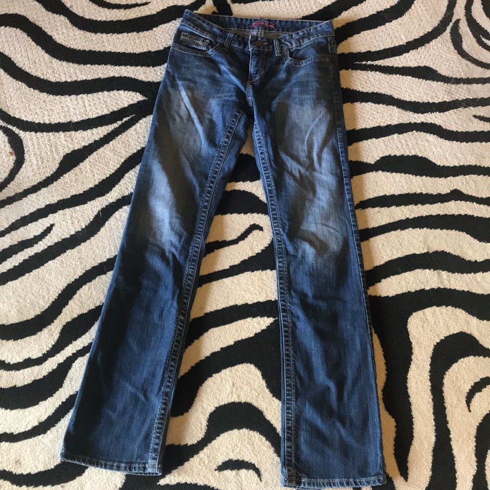 CINCH boot cut cowgirl jeans medium wash 3XL